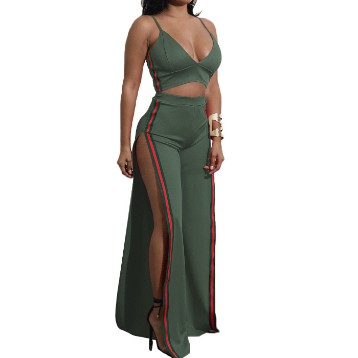 Two Pieces Sets Split Dress - Zavage Clothing