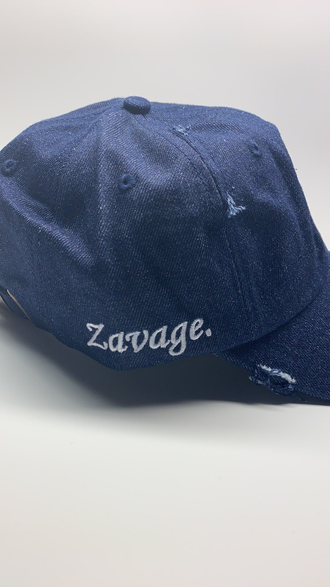 Panda distressed dad hat strap back - Zavage Clothing